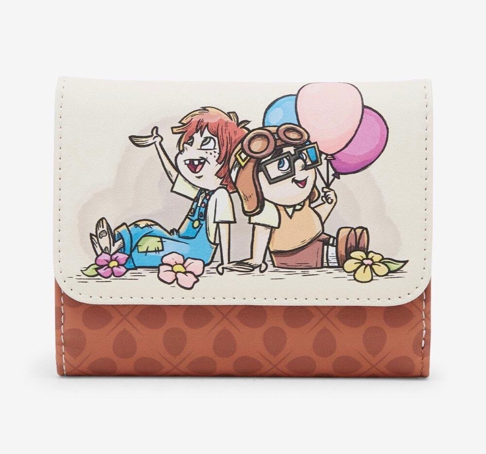 Loungefly Disney Pixar UP Young Carl & Ellie Mini Wallet NWT